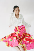 March Flower Midi Skirt
