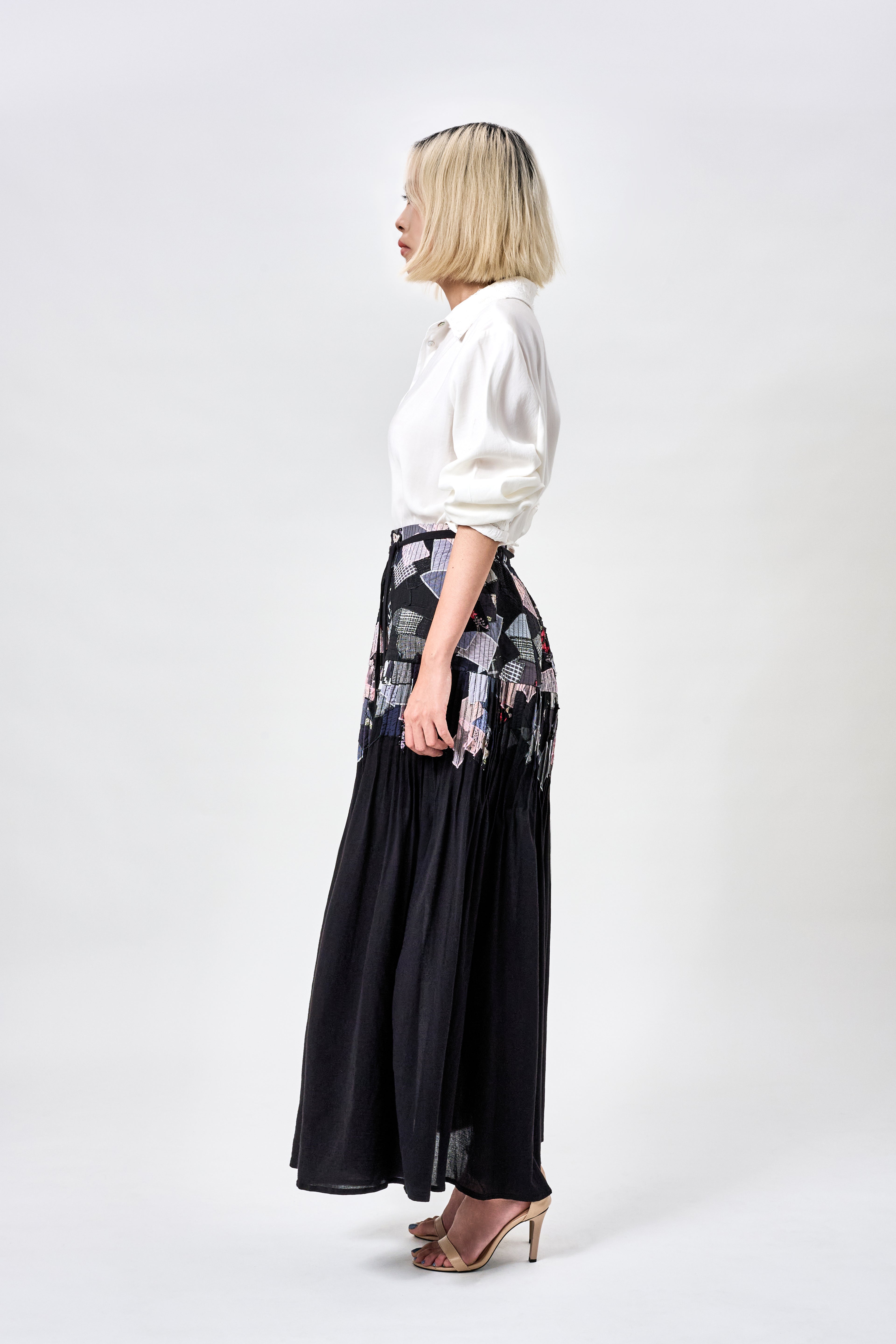 (PRE-ORDER) Scrap Midi Skirt