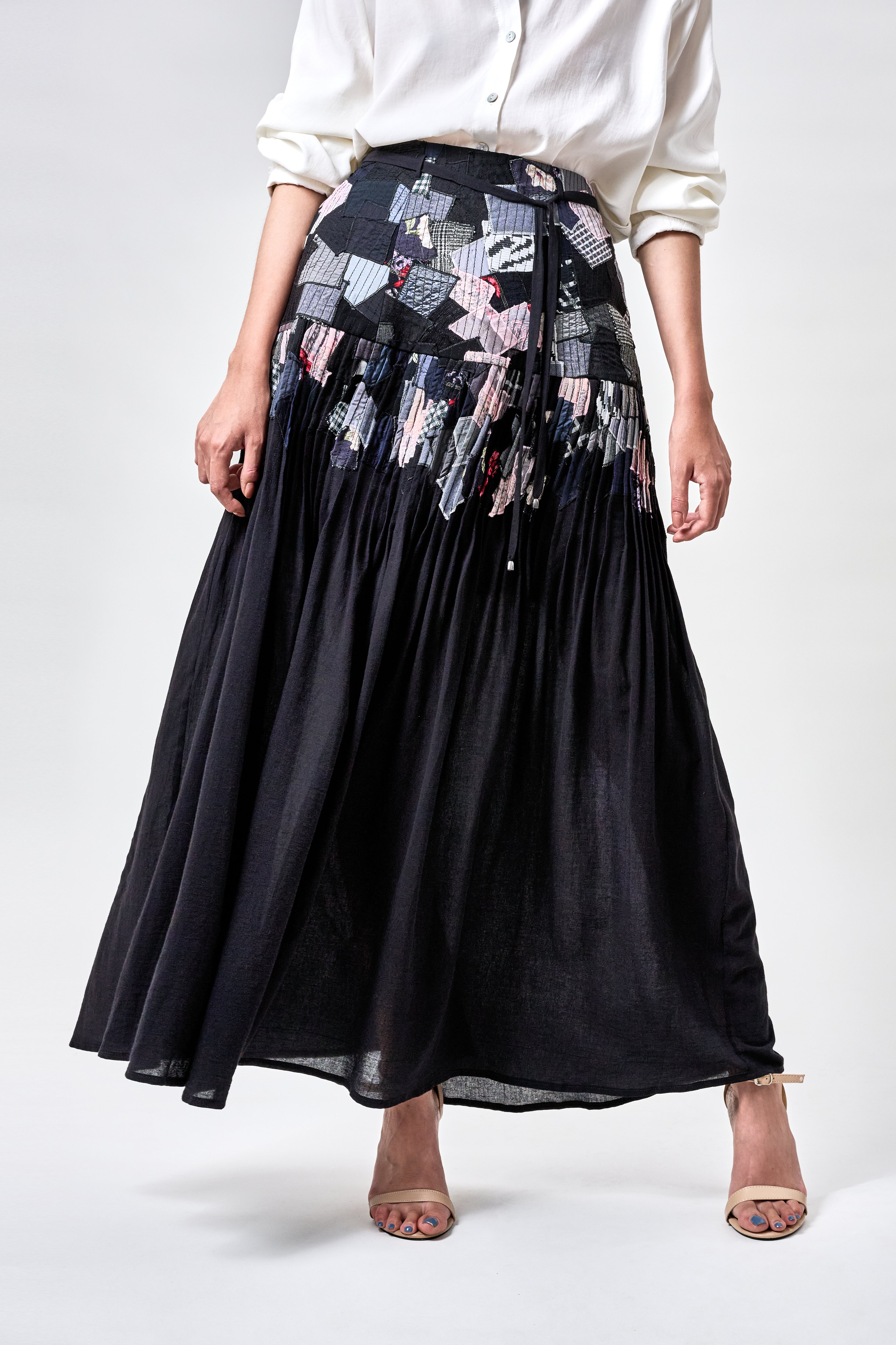 (PRE-ORDER) Scrap Midi Skirt