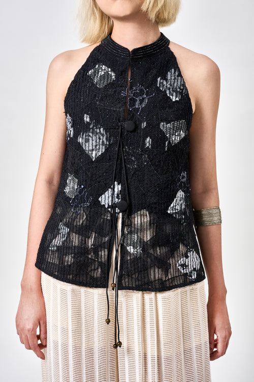 (PRE-ORDER) Handloom Halter Top