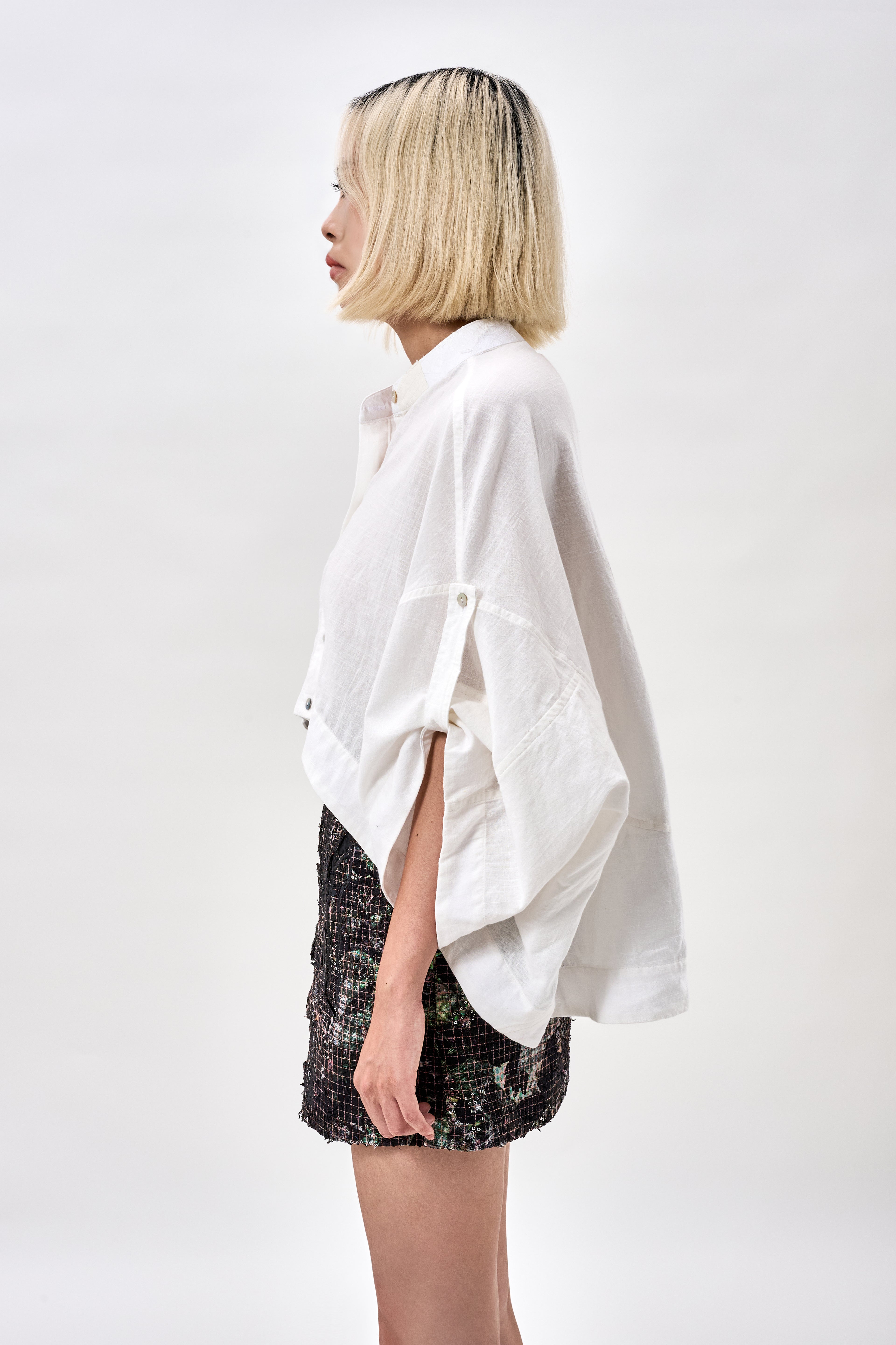 White Coral Crop Top
