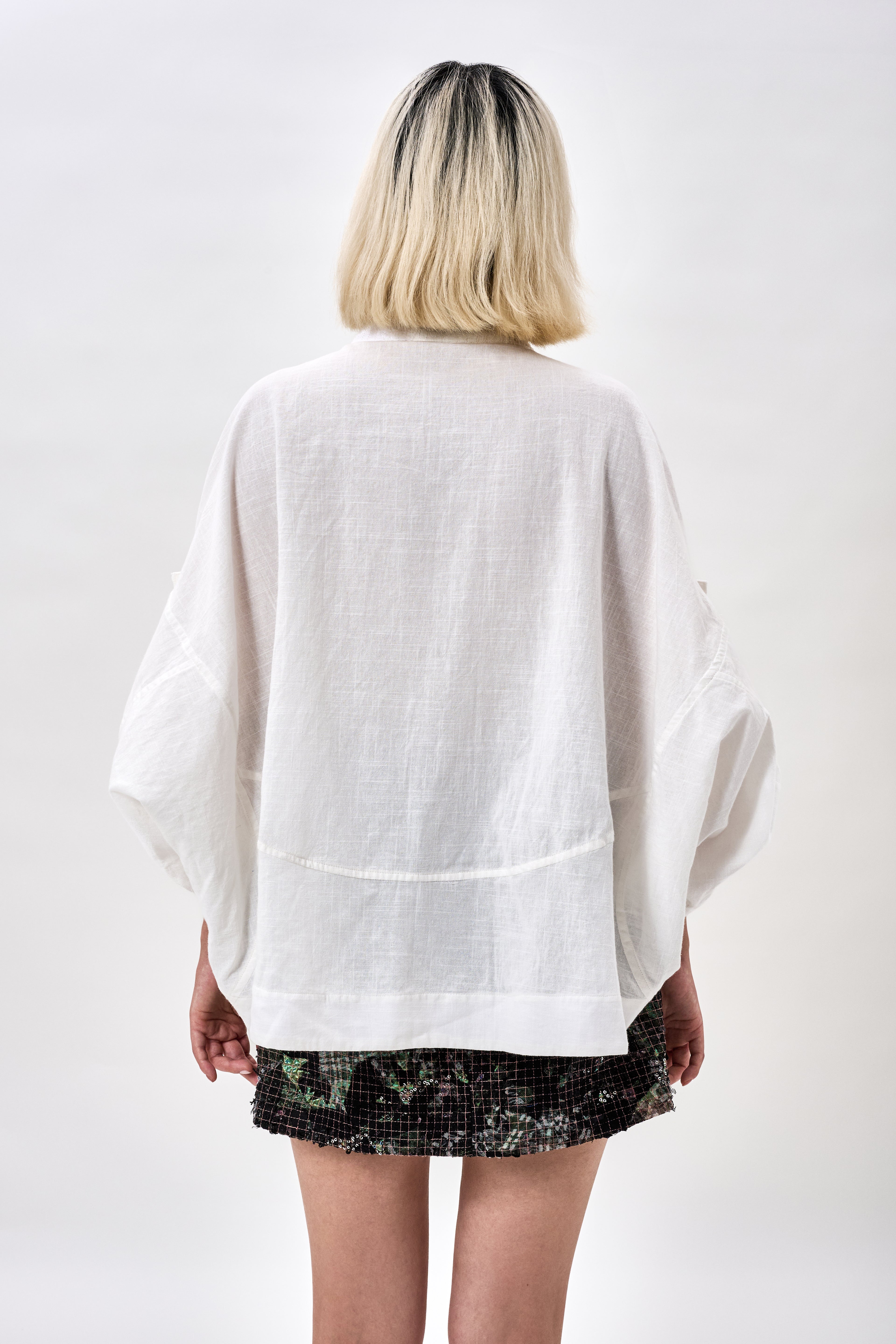 White Coral Crop Top