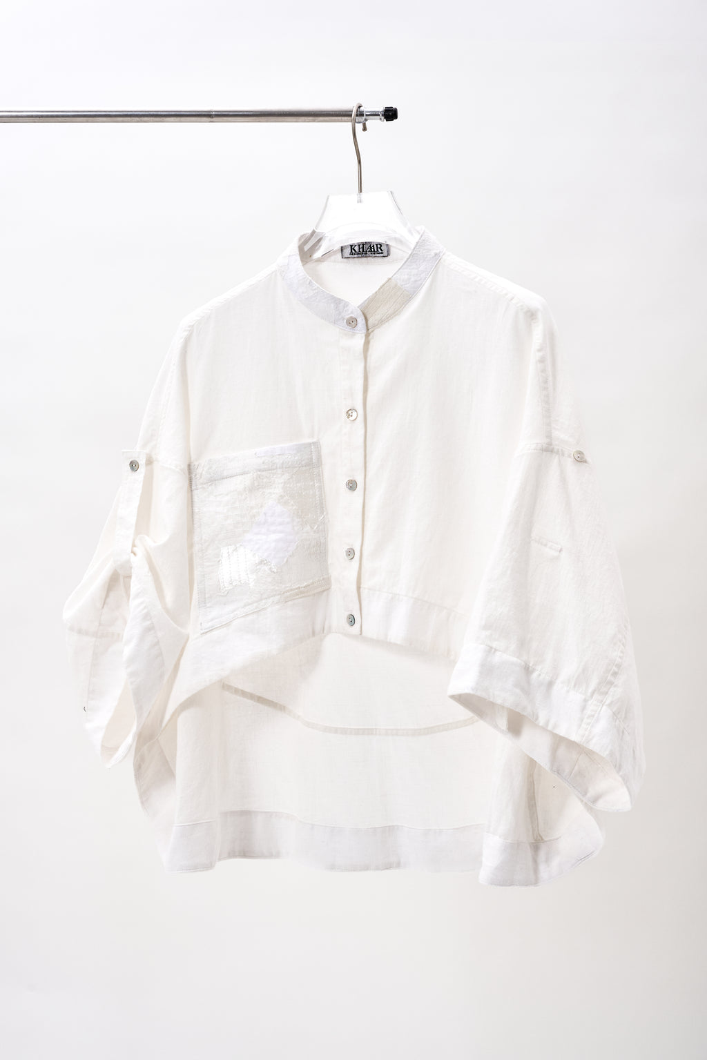 White Coral Crop Top