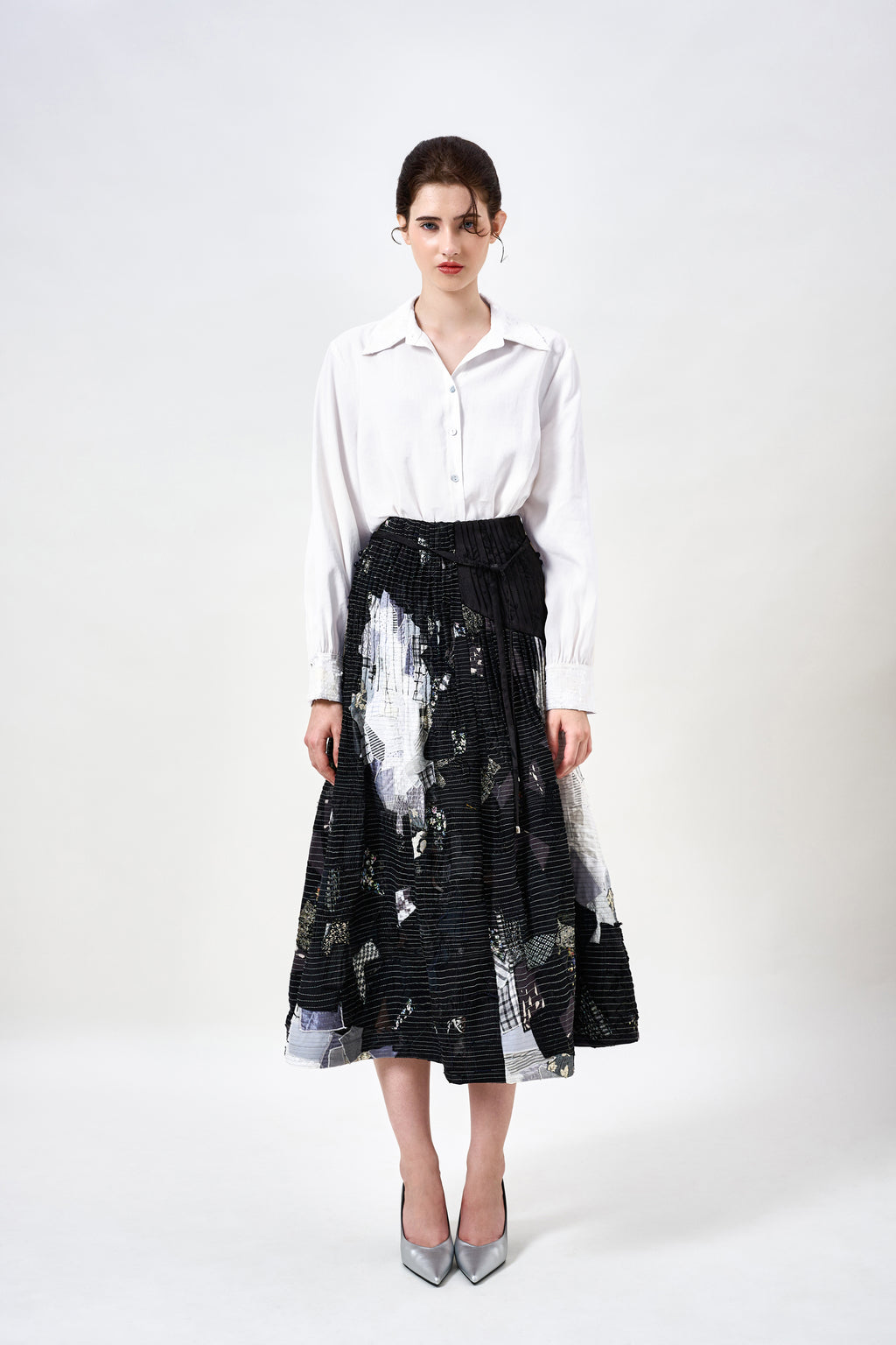 (PRE-ORDER) March Flower Midi Skirt