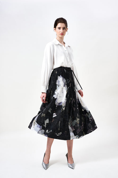 (PRE-ORDER) March Flower Midi Skirt