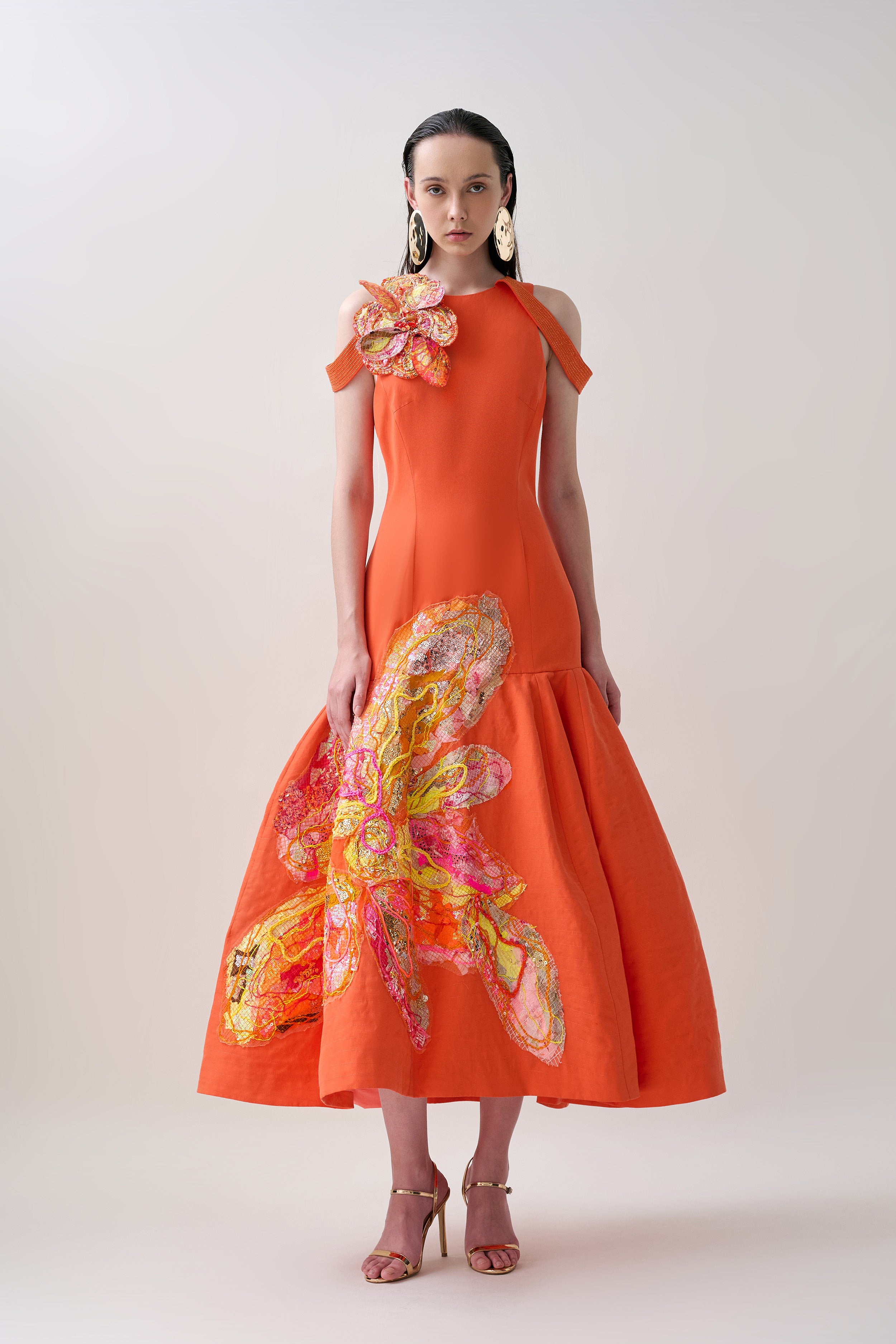 (PRE-ORDER) Delilah Low Waist Midi Dress