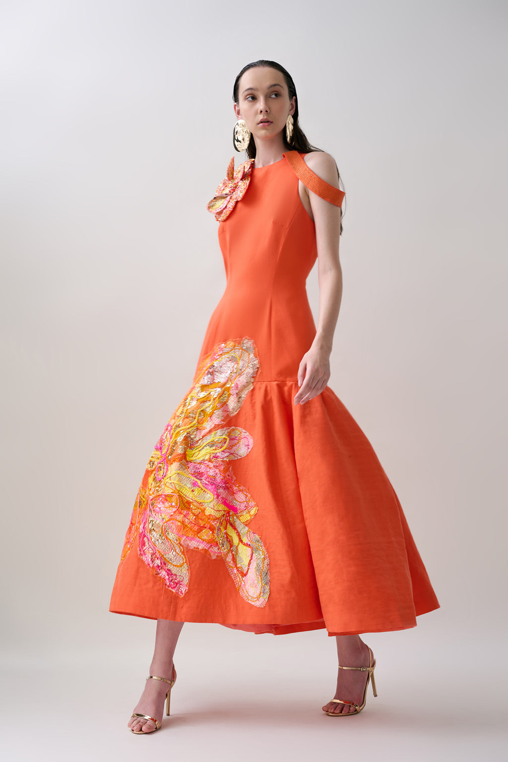 (PRE-ORDER) Delilah Low Waist Midi Dress