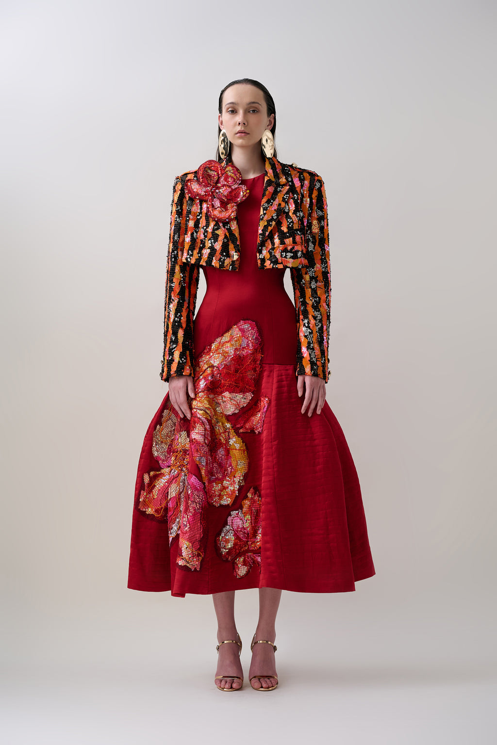 (PRE-ORDER) Carmen Low Waist Midi Dress