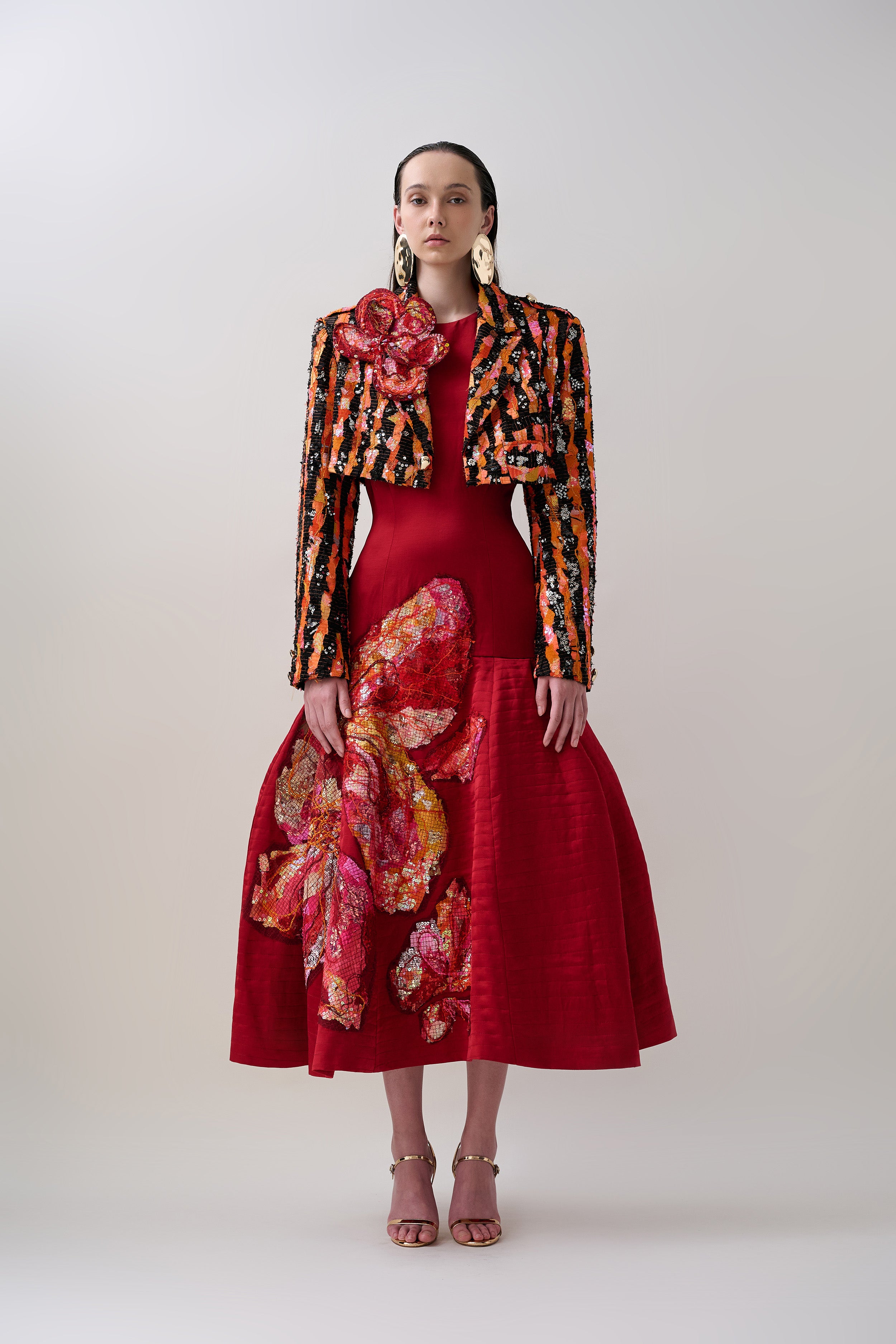(PRE-ORDER) Carmen Low Waist Midi Dress