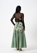 Scrap Midi Skirt