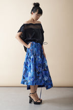 (PRE-ORDER)  Love of Blue Midi Skirt