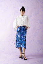 (PRE-ORDER) Blue Coral Midi Skirt