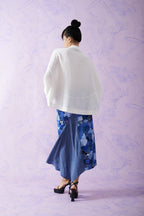 (PRE-ORDER) Blue Coral Midi Skirt