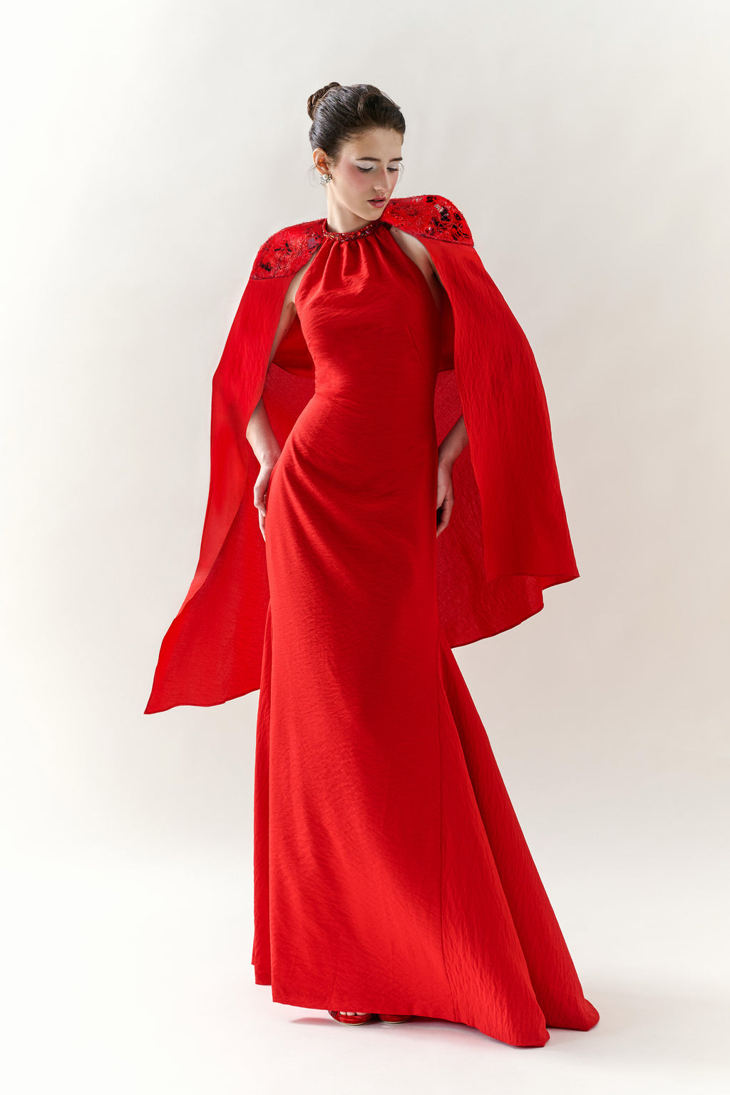 (PRE-ORDER) Zenobia Cape Dress