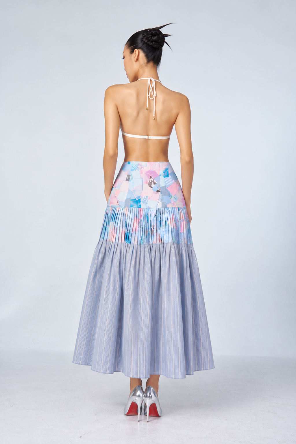 Scrap Midi Skirt