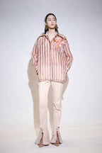 (PRE-ORDER) Art-Deco Flower Overshirt