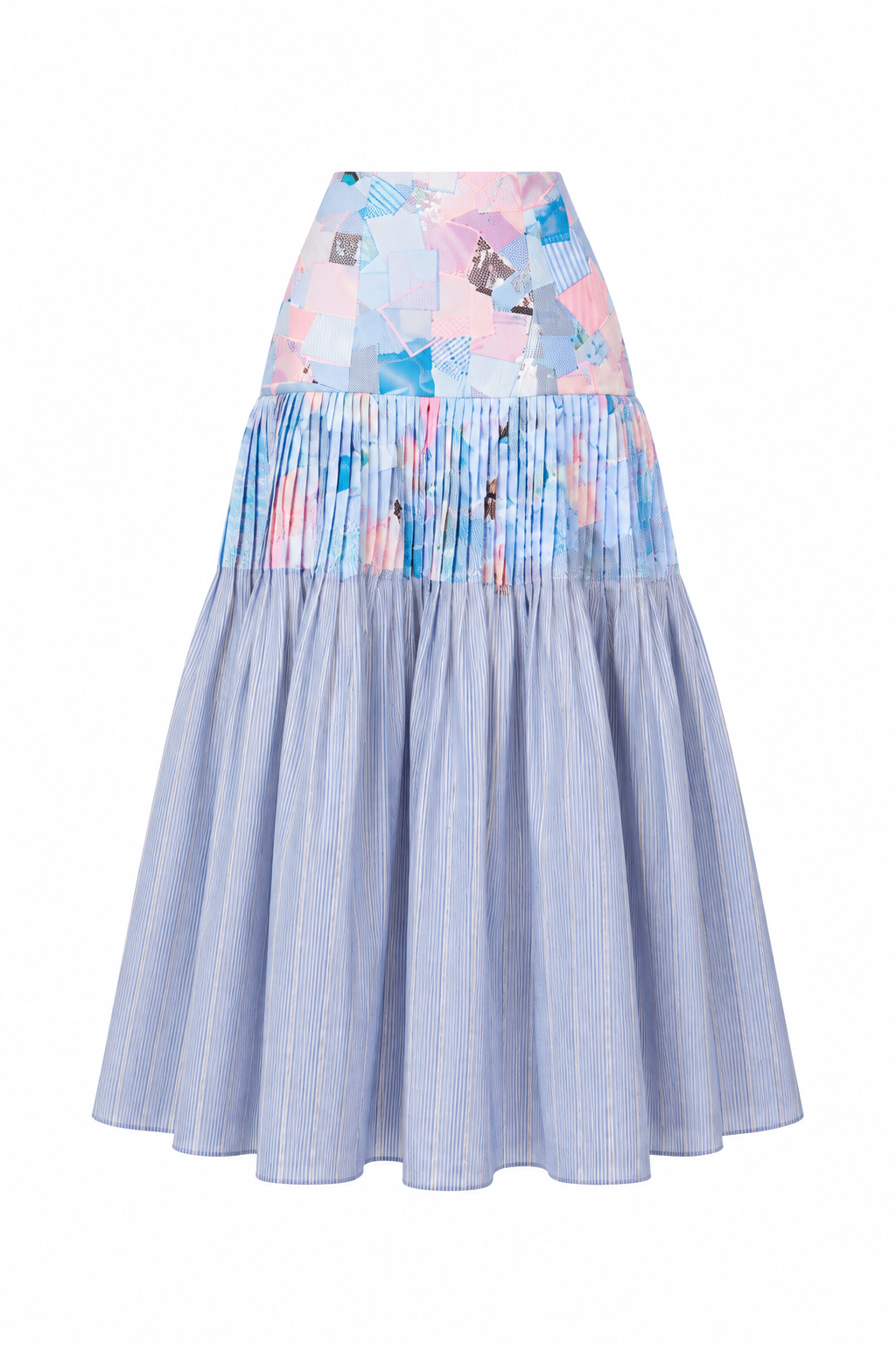 Scrap Midi Skirt
